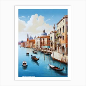 Grand Canal In Venice..3 Art Print