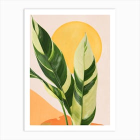 Tropical Plant 4 Art Print