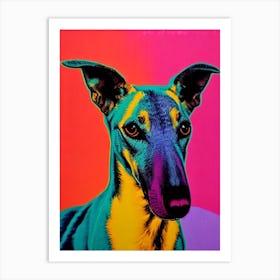 Greyhound Andy Warhol Style Dog Art Print