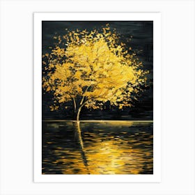 Tree In The Water 1 Art Print