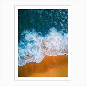 Aerial View Of The Beach 13 Art Print