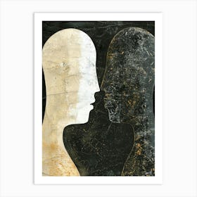 Two Faces 28 Art Print