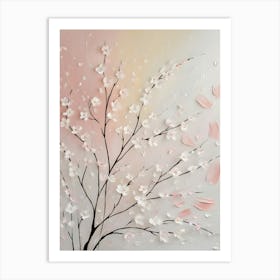 Sakura Blossom Painting Art Print