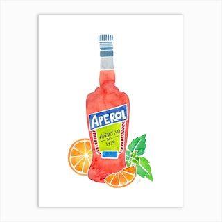 Aperol Art Print