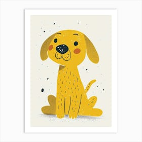 Yellow Dog 1 Art Print