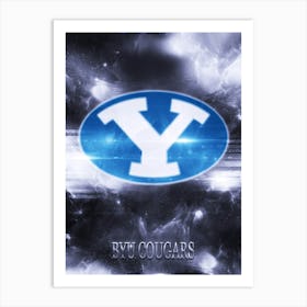 Byu Cougars Art Print