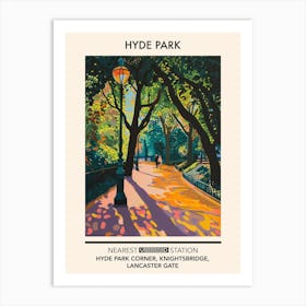 Hyde Park London Parks Garden 2 Art Print