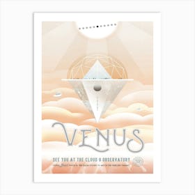 Venus Vintage Space Print Art Print