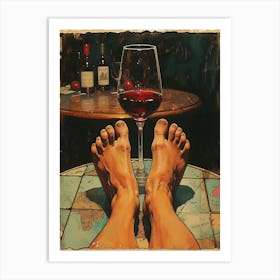 Glass Of Wine 2 Art Print