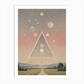 Road To The Planets Art Print