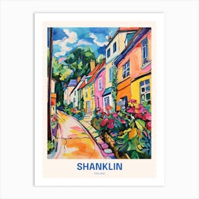 Shanklin England 2 Uk Travel Poster Art Print