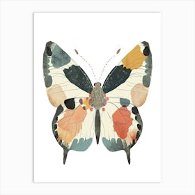 Colourful Insect Illustration Butterfly 28 Art Print