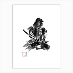 Samurai In Armr Art Print