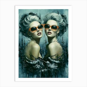 Twins 2. Art Print