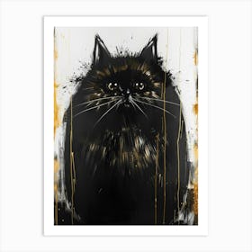 Black Cat 71 Art Print