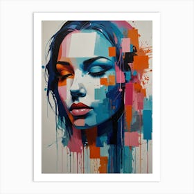 Abstract Of A Woman 9 Art Print