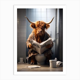 Highland Cattle Art Print