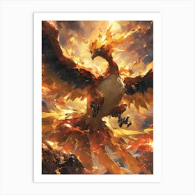 Moltres Pokemon Anime Manga Japan Poster Art Print