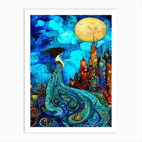 Ponder Life - Night Wishing Art Print