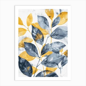 Yellow Leaves Canvas Print Art Print