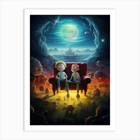 Rick and Morty Movie 1 Art Print