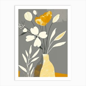 Poppies In A Vase 5 Art Print