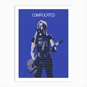 Complicated Avril Lavigne Art Print