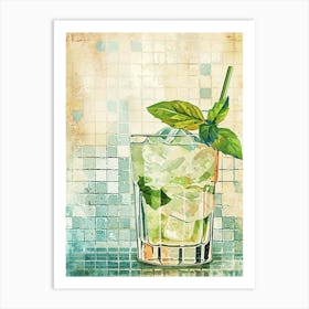 Caipirinha Watercolour Inspired 2 Art Print