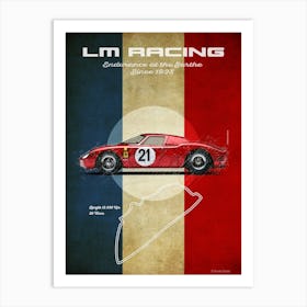 Lm Racing Ferrari 250LM Art Print