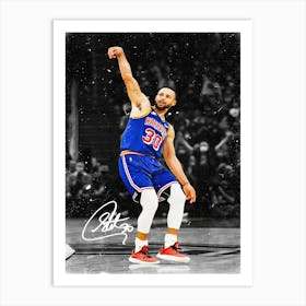 Stephen Curry Art Print