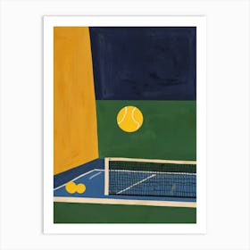 Tennis Court 17 Art Print