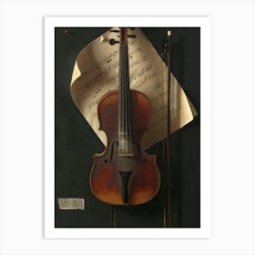 Old Violin Art Print