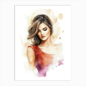 Beautiful Woman 1 Art Print