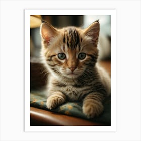 Cute Kitten Art Print