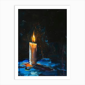 Candle In The Dark 2 Art Print