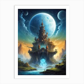 Fantasy Castle Art Print