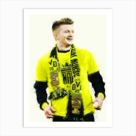 Marco Reus Watercolor Art Print