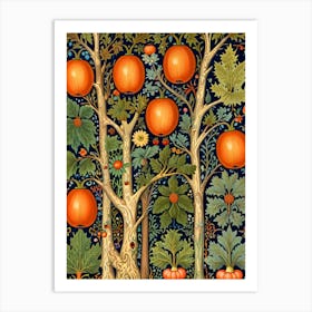 William Morris Pumpkins In A Tree Art Print