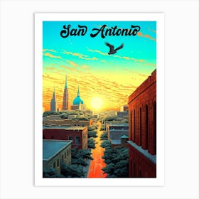 San Antonio Art Print