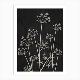 Minimalist Dandelion 2 Art Print