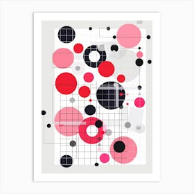 Abstract Circles 109 Art Print