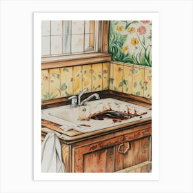 Kitchen Sink Art Print