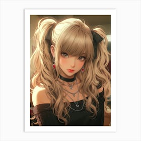 Misa Amane Death Note Art Print