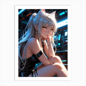 Anime Girl 11 Art Print