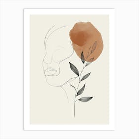 Woman'S Head 1 Art Print