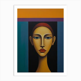 Face Of A Woman Art Print