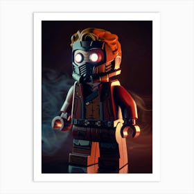 Lego Star Lord Art Print