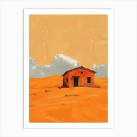 Desert House Art Print