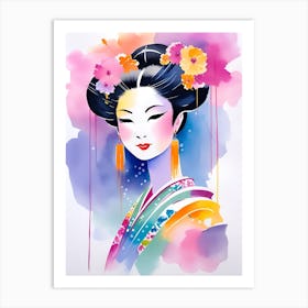 Geisha 74 Art Print