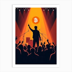 Bitcoin Concert 2 Art Print